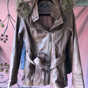 Wilson genuine leather women’s light weight coat/jacket